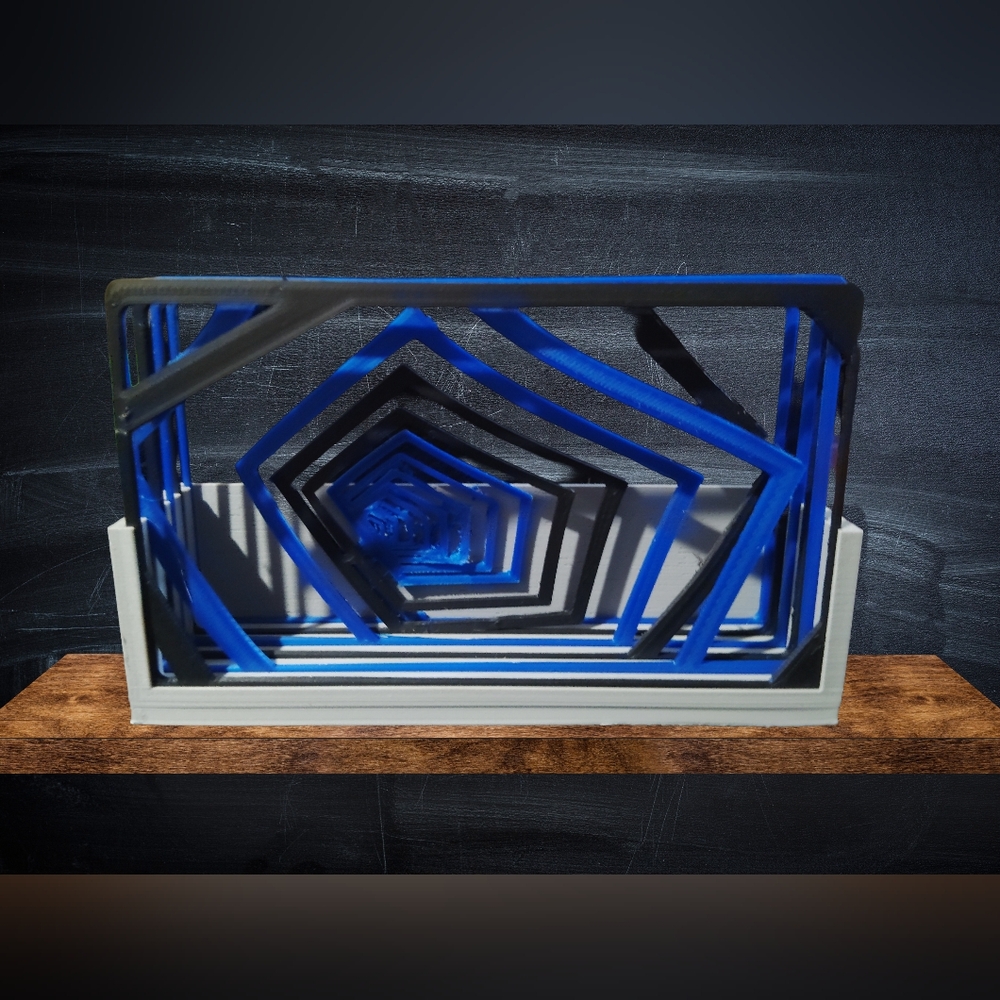3D Printed Trippy Shadow Box